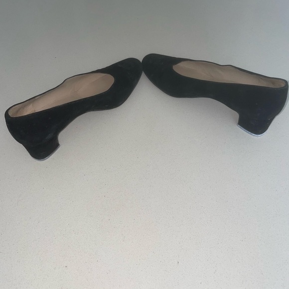 Chanel heels black suede size 38.5 - Picture 7 of 8